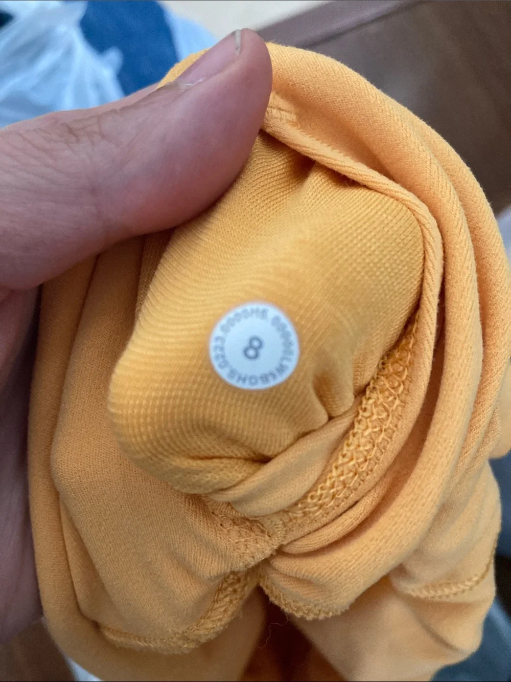 Lulumon Orange Leggings Sz 8